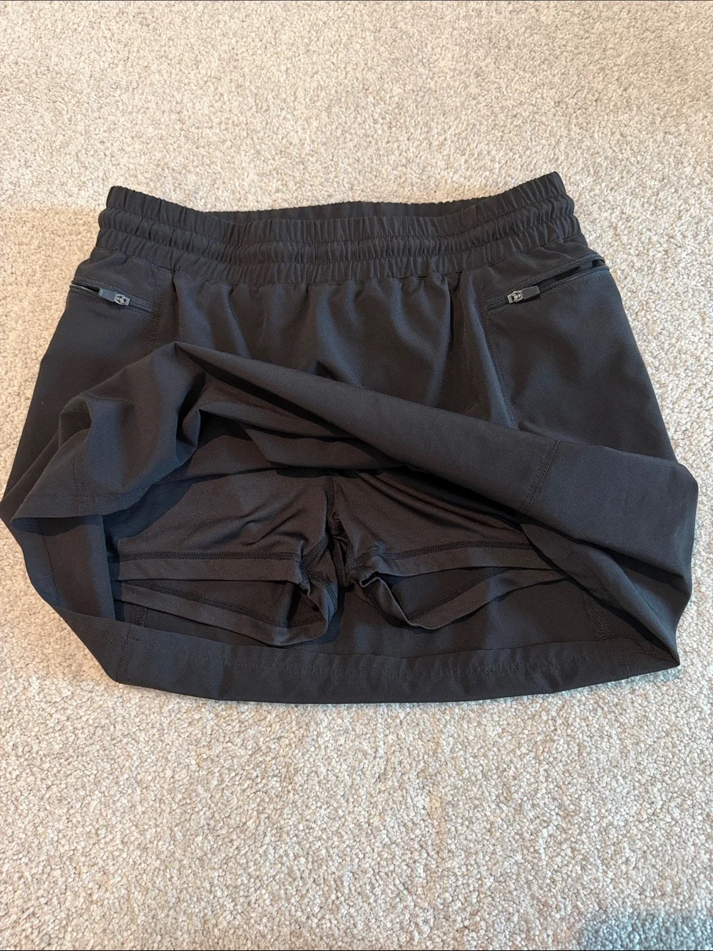 Kyodan Black Athletic Golf Skort
